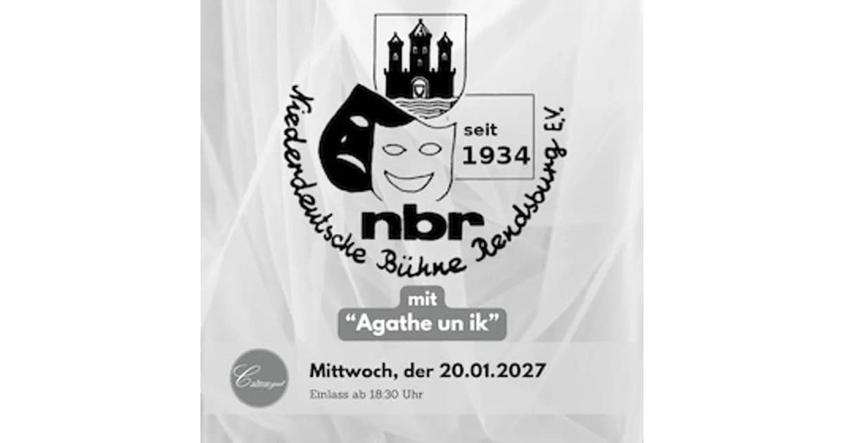 Niederdeutsche Bühne Rendsburg e.V. - Agathe un ik event image
