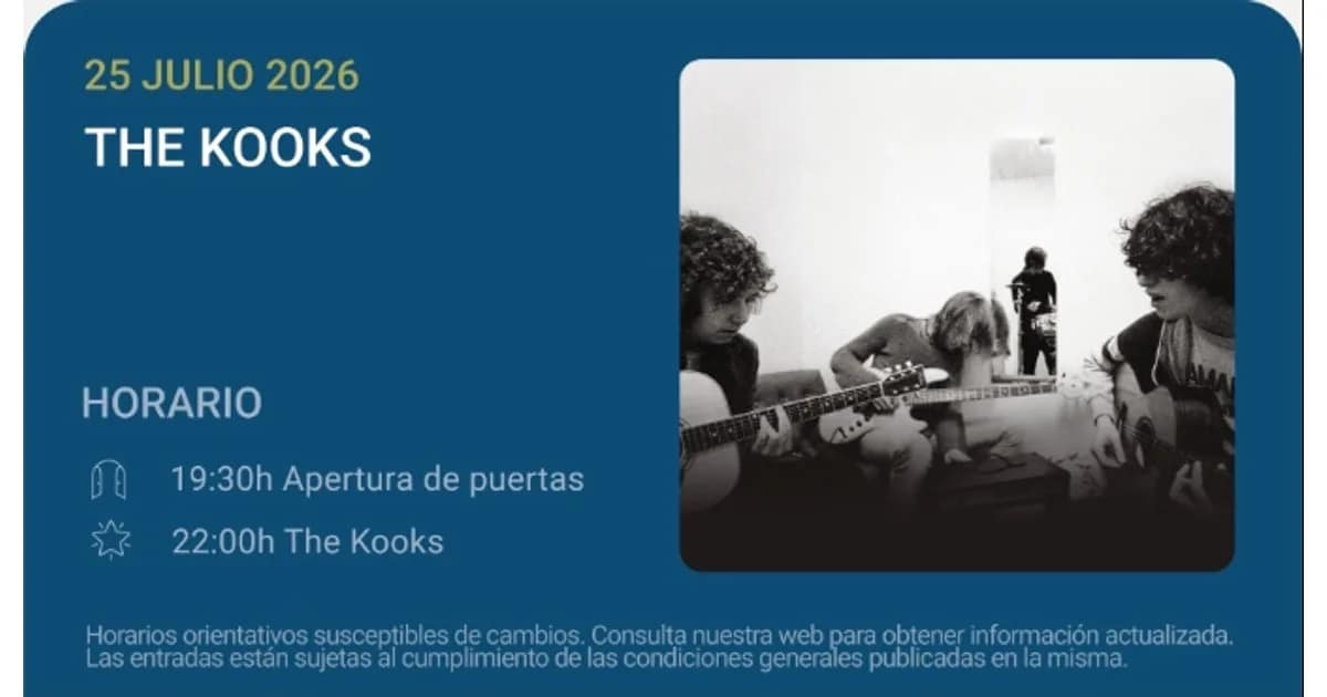 The Kooks - Noches del Botánico 2026