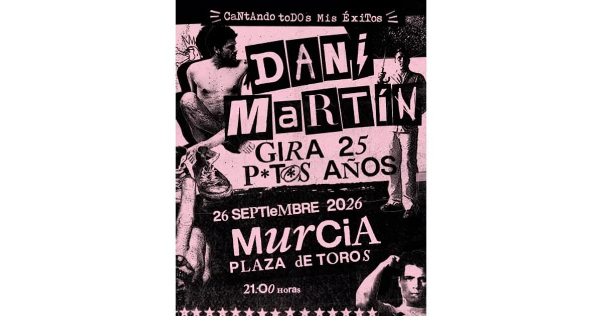 Dani Martín - Gira 25 P*t*s Años event image