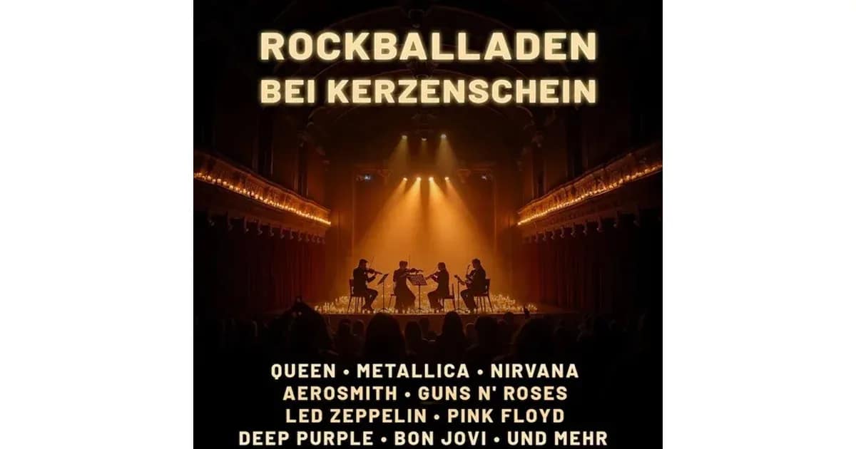 Rockballaden bei Kerzenschein event image