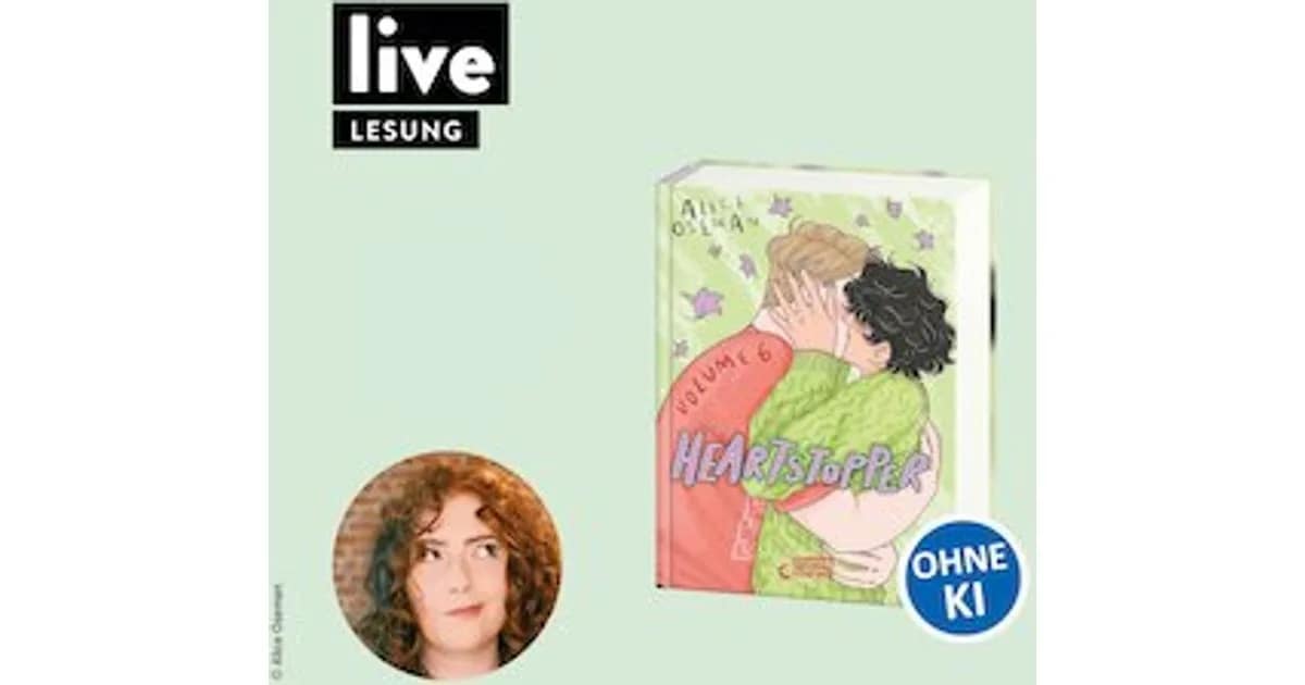 VERANSTALTUNG: "Heartstopper Volume 6" - LESUNG & SIGNIERSTUNDE event image