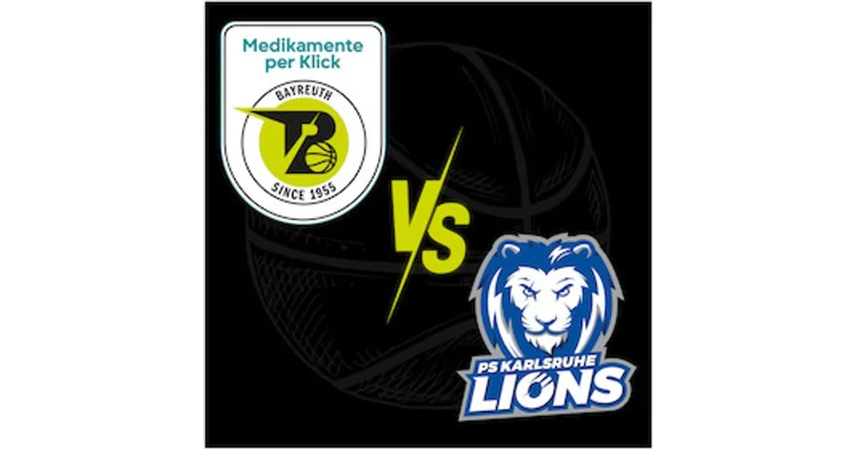 2. Basketball Bundesliga ProA 26/27 - Medikamente per Klick Bayreuth vs. PS Karlsruhe Lions
