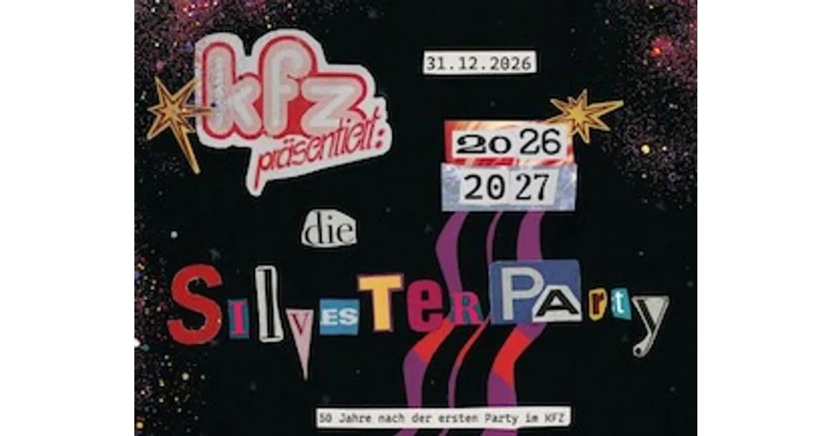 KFZ präsentiert: Die Silvesterparty - 50 Jahre nach der ersten Party im KFZ event image