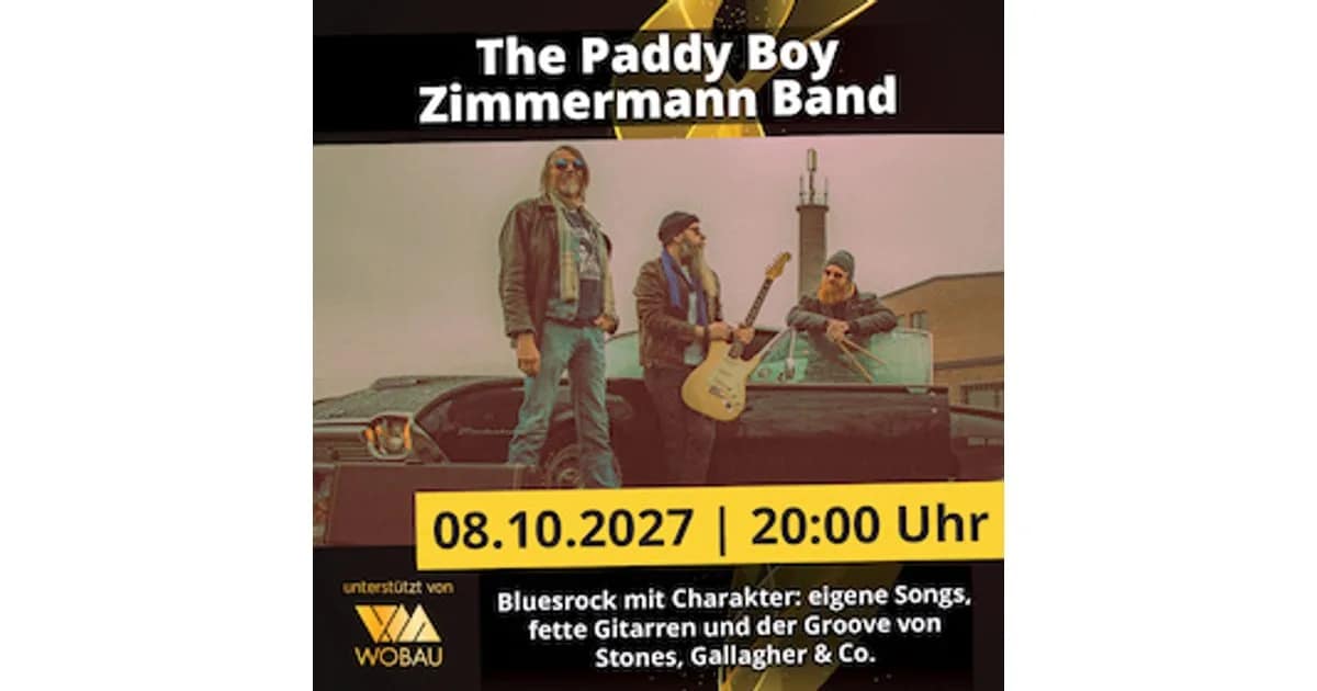 The Paddy Boy Zimmermann Band event image