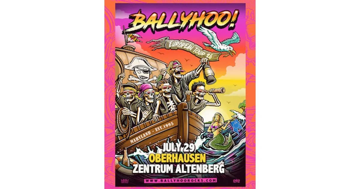 Ballyhoo! - European Tour 2026 // Support: No Comply