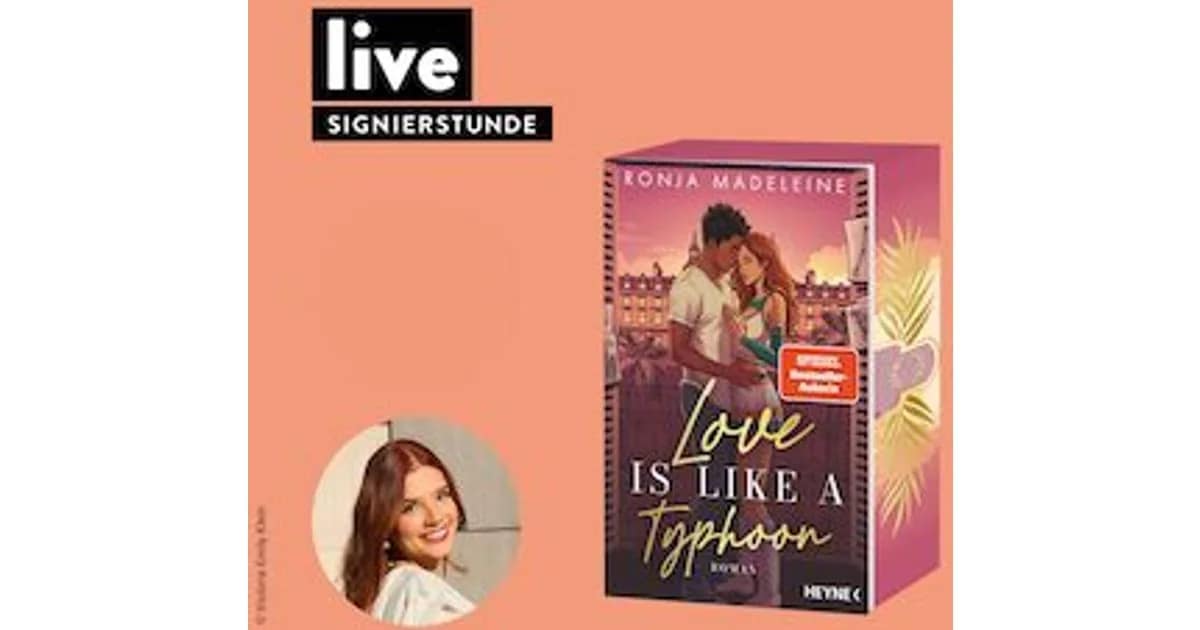 SIGNIERSTUNDE: Love is like a Typhoon event image