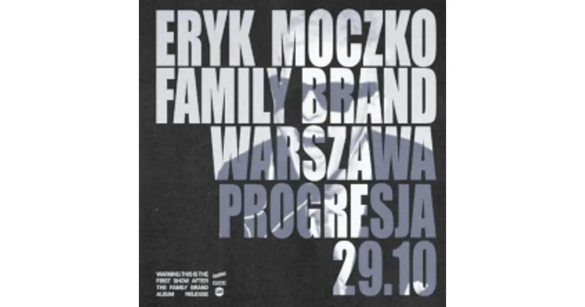 ERYK MOCZKO - FAMILY BRAND event image