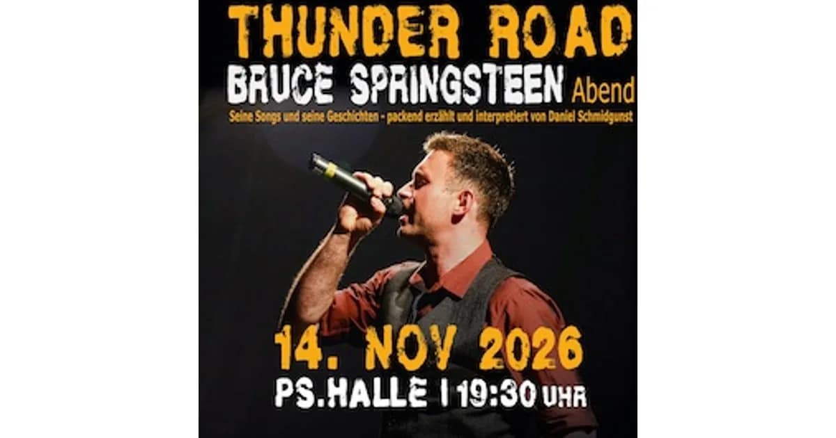 Thunder Road - Bruce Springsteen Abend event image