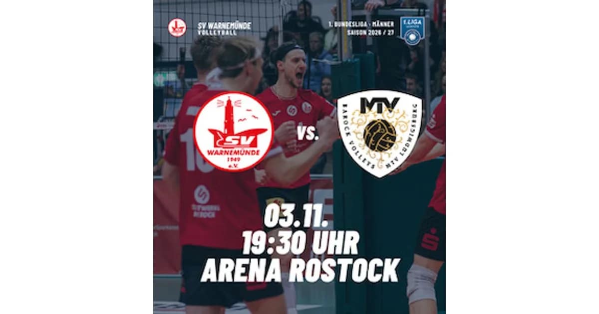 2026/2027 | 1. Bundesliga Männer - SV Warnemünde - Ludwigsburg event image