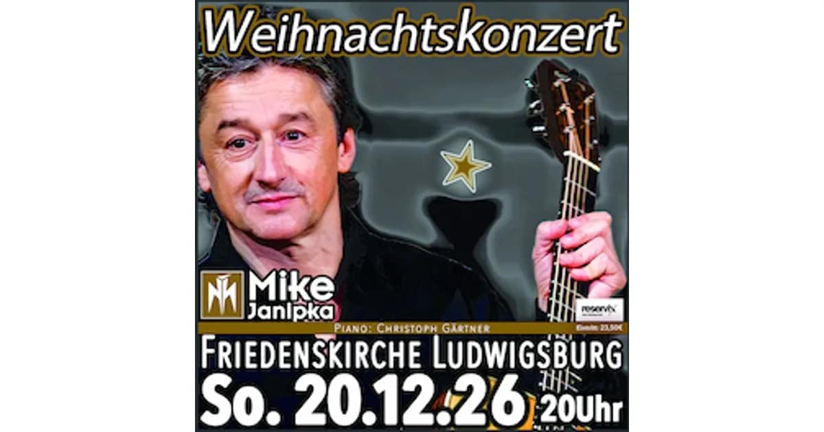 Mike Janipka - Weihnachtskonzert - Musik und Gesang zum Fest der Liebe event image