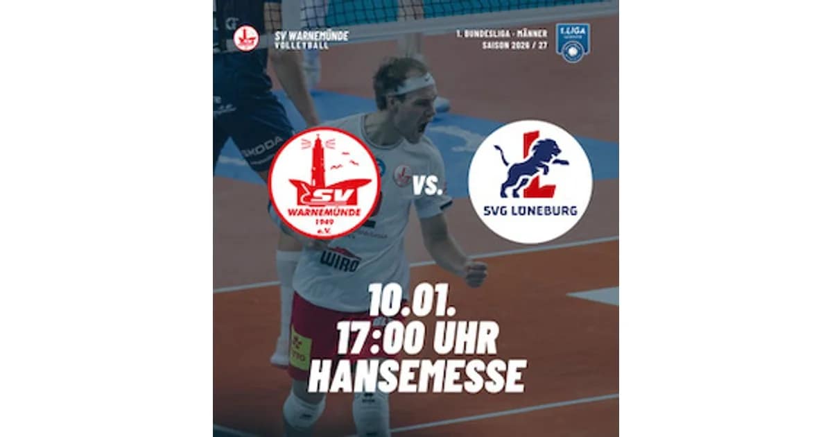 2026/2027 | 1. Bundesliga Männer - SV Warnemünde - Lüneburg event image