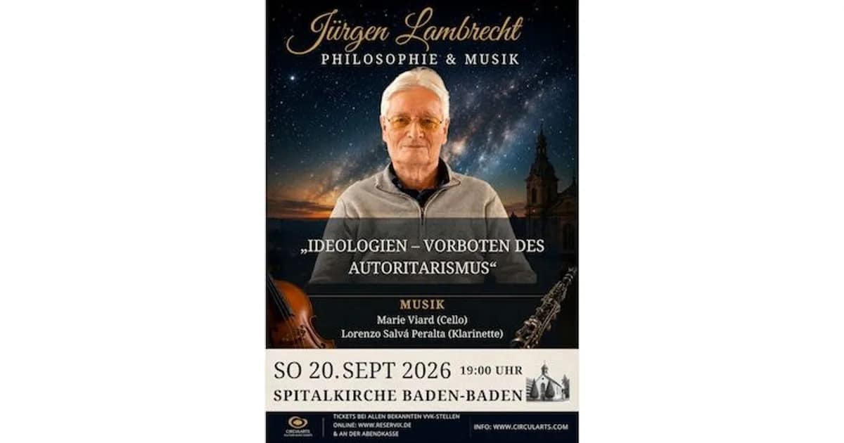 Philosophie und Musik - „Ideologien – Vorboten des Autoritarismus“ event image