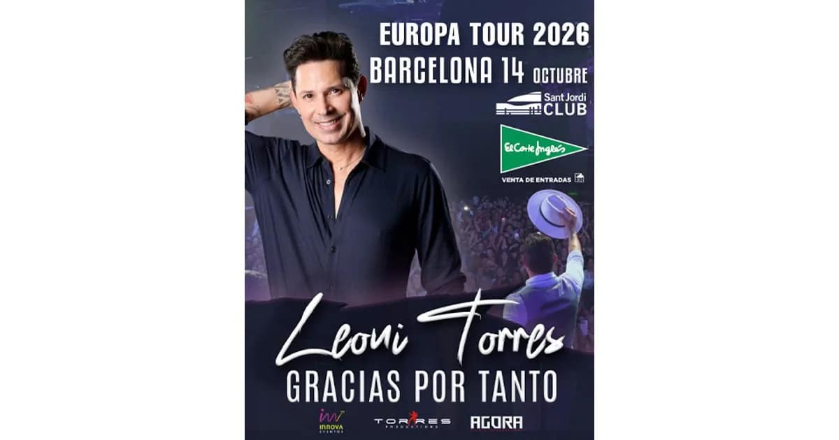 Leoni Torres - Gracias por tanto 2026 event image