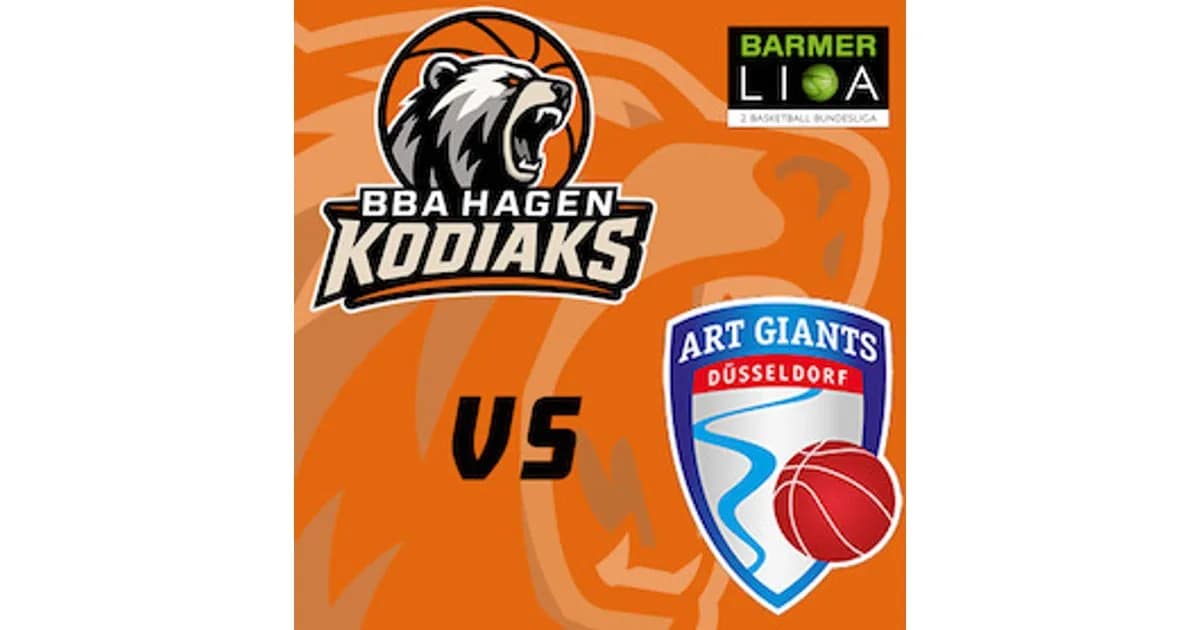 2026/2027 | 2. Bundesliga ProB - BBA Kodiaks Hagen - ART Giants Düsseldorf event image