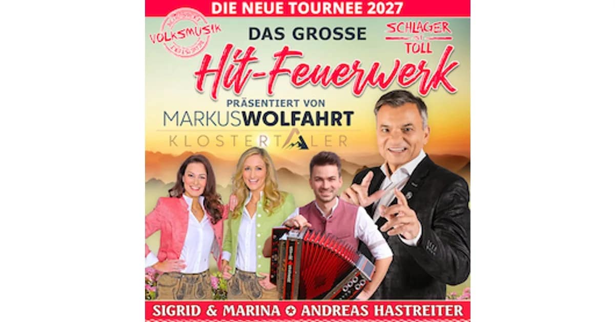 Das große Hitfeuerwerk 2027 - Präsentiert von: Markus Wolfahrt event image