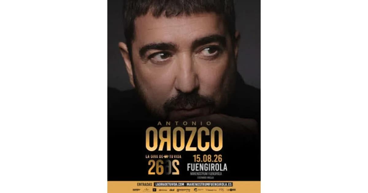 Antonio Orozco - Marenostrum Fuengirola