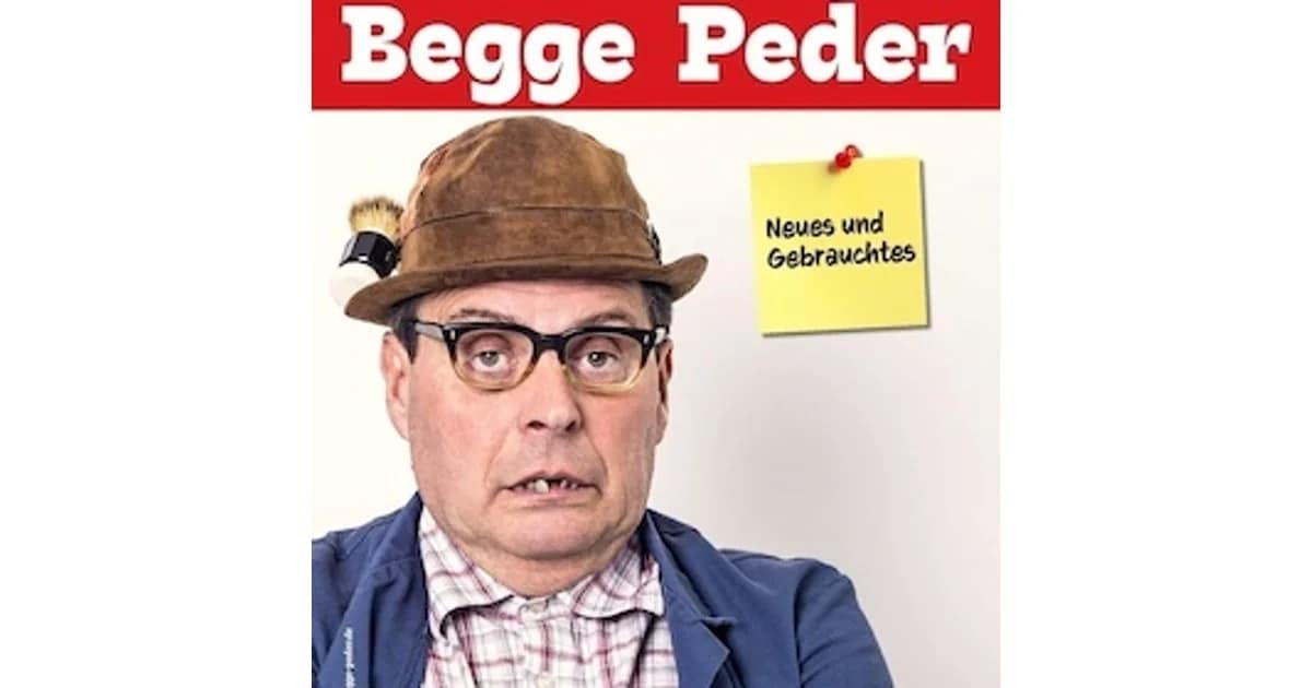 Begge Peder - Neues und Gebrauchtes - Klassiker aus den Anfängen und Neues von Begge Peder event image