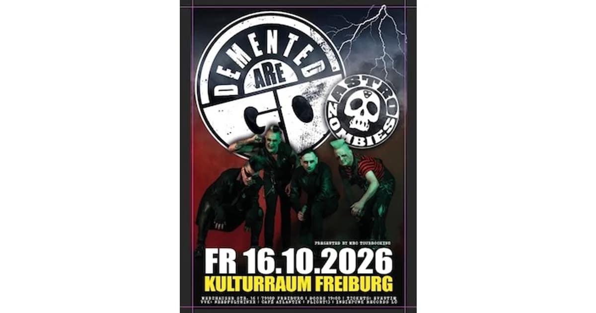 DEMENTED ARE GO - Special Guest: ASTRO ZOMBIES event image