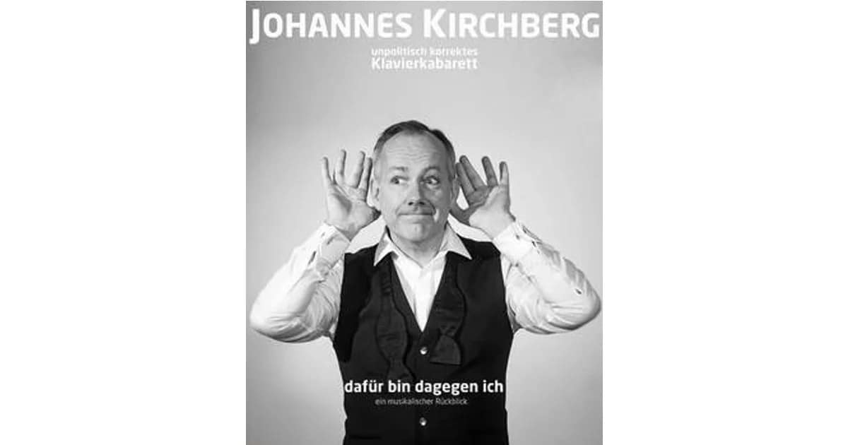 "Dafür bin dagegen ich" - musikalisches Kabarett mit Johannes Kirchberg event image