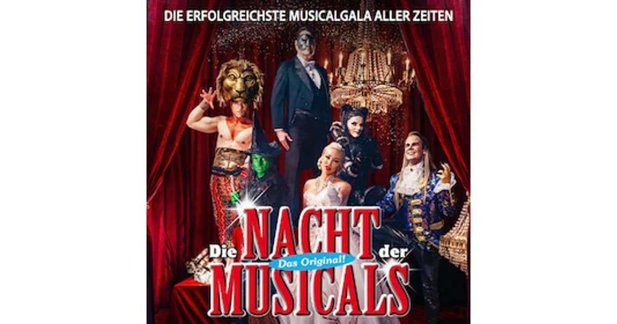 Die Nacht der Musicals - Die größten Musical-Hits aller Zeiten! event image