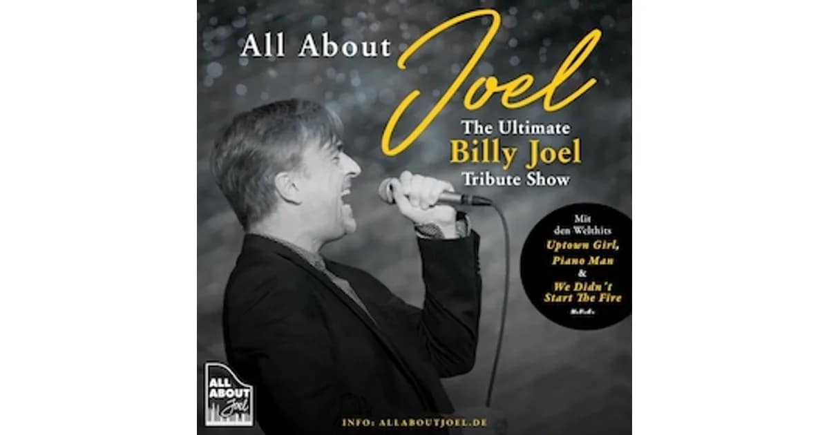 All About Joel - A Tribute To Billy Joel event image