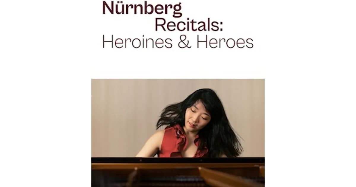 NÜRNBERG RECITALS 2027 - Virtuos am Klavier: Heroines & Heroes - Claire Huangci, Klavier - "Heroines in dialogue" event image