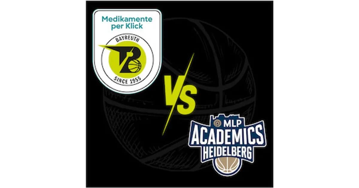 2. Basketball Bundesliga ProA 26/27 - Medikamente per Klick Bayreuth vs. MLP Academics Heidelberg event image