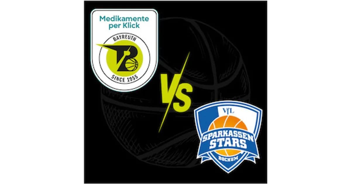 2. Basketball Bundesliga ProA 26/27 - Medikamente per Klick Bayreuth vs. VfL SparkassenStars Bochum event image