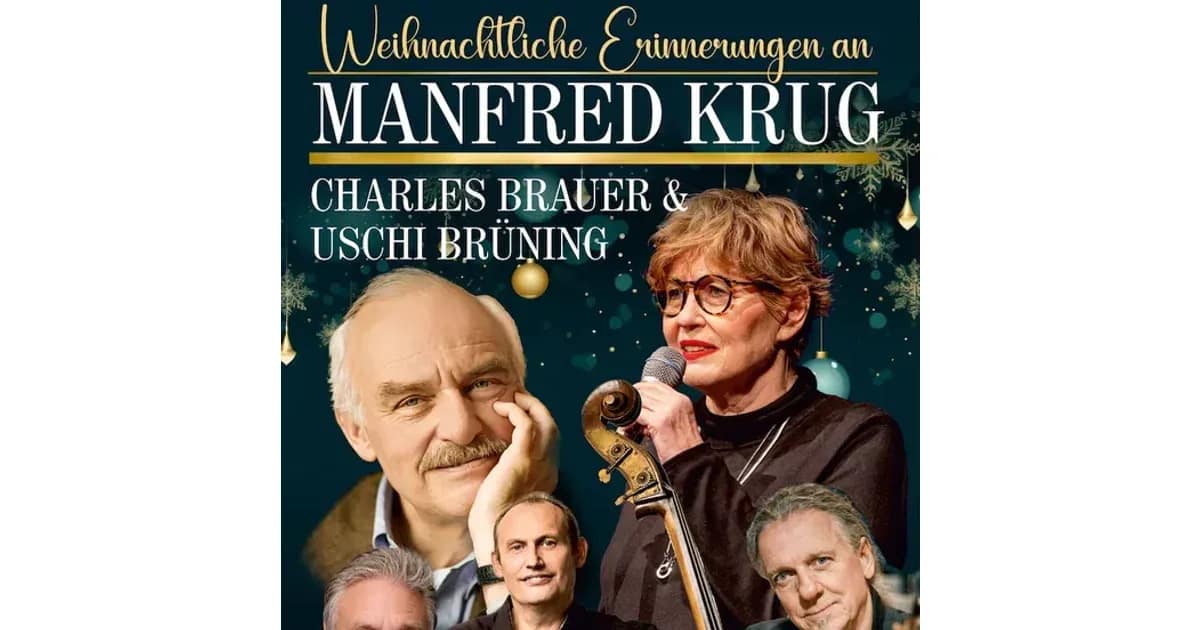 Weihnachtliche Erinnerungen an Manfred Krug - Charles Brauer, Uschi Brüning & das Jazz Trio event image