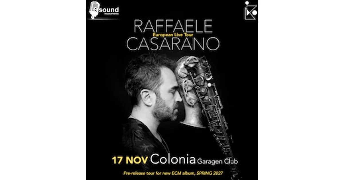 Raffaele Casarano - European Live Tour event image