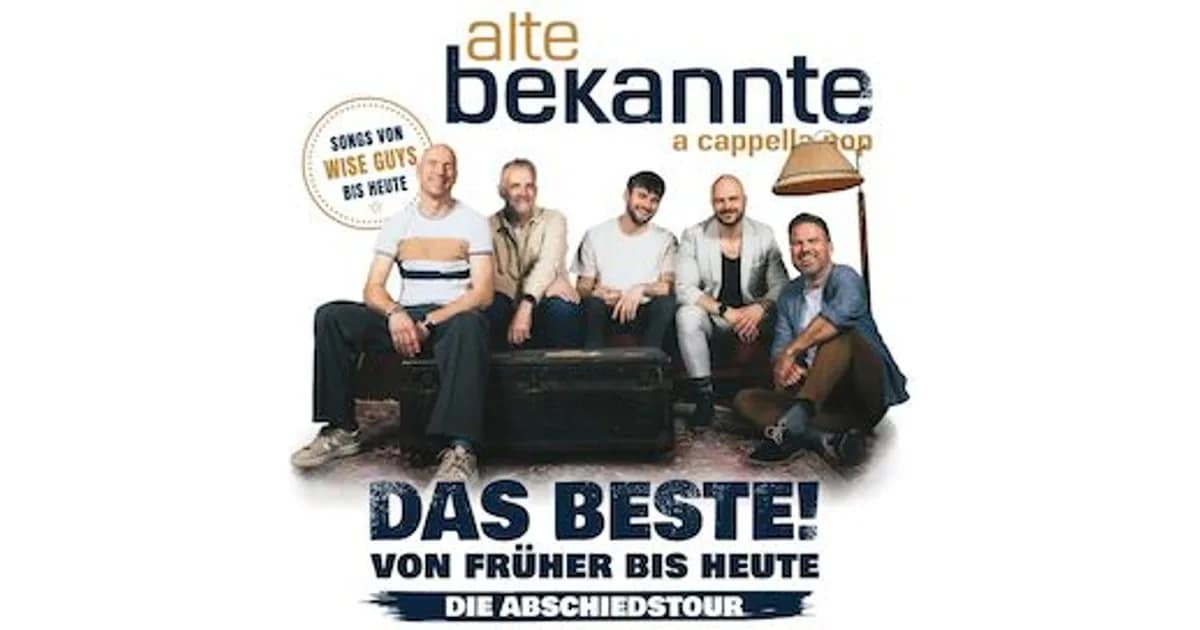 Alte Bekannte - Das Beste ! Von Früher bis Heute - Nachfolgeband Wise Guys event image