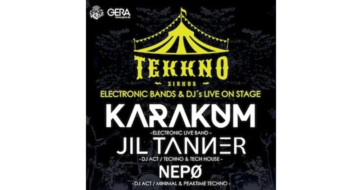 Clubzentrum Comma - KARAKUM / JIL TANNER / NEPØ event image