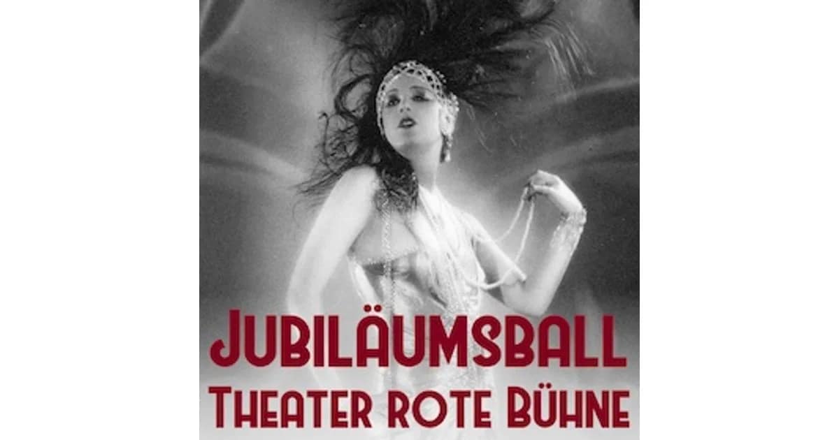 Jubiläumsball des Theaters rote Bühne event image