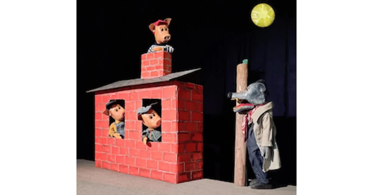 Kindertheater 2025-26 - Die drei Schweinchen und der Wolf - (freie Platzwahl) event image