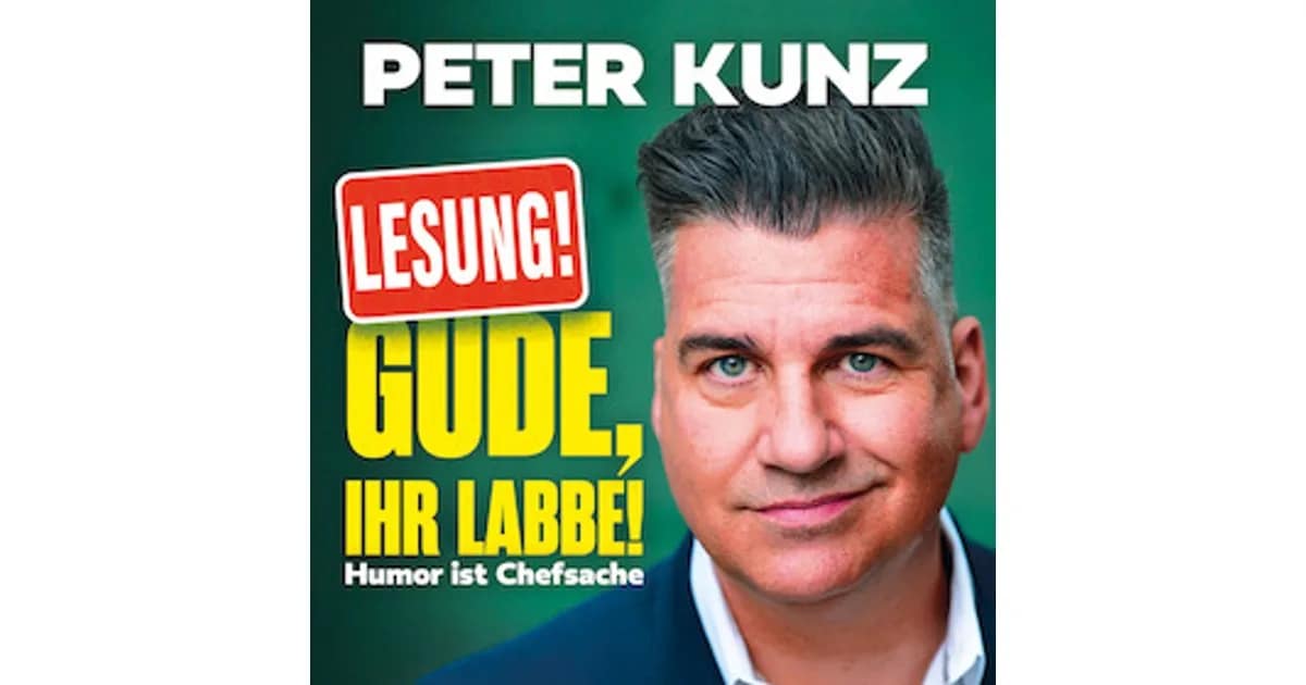 GUDE, IHR LABBE! - Lesung mit Peter Kunz event image