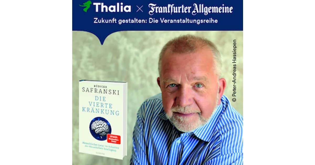 Thalia Berlin Tauentzien (157035549) - FAZ x Thalia – Zukunft gestalten: Rüdiger Safranski im Gespräch mit Jürgen Kaube event image