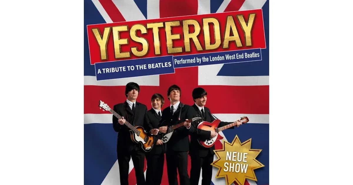 YESTERDAY - A TRIBUTE TO THE BEATLES - performed by the London West End Beatles event image