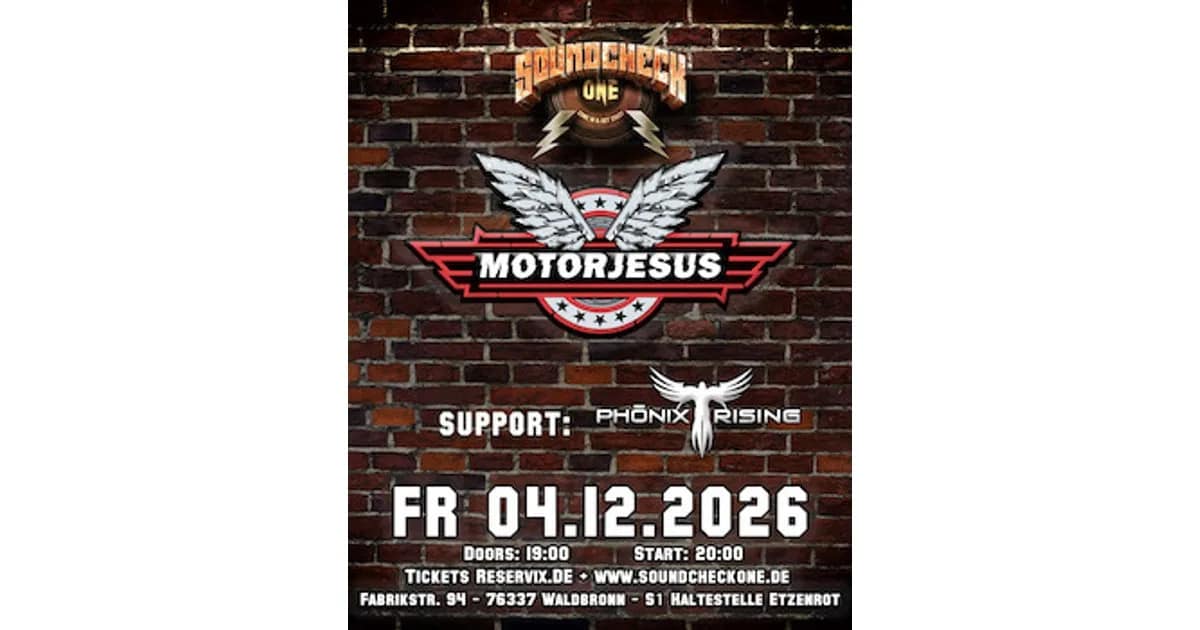 Motorjesus + Support: Phönix Rising event image
