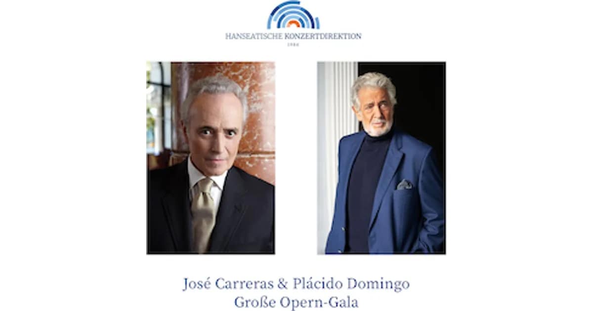 José Carreras & Plácido Domingo - Glanzvolle Opern-Gala event image