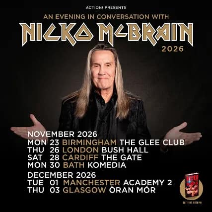 Nicko McBrain - an Evening In Conversation with event image