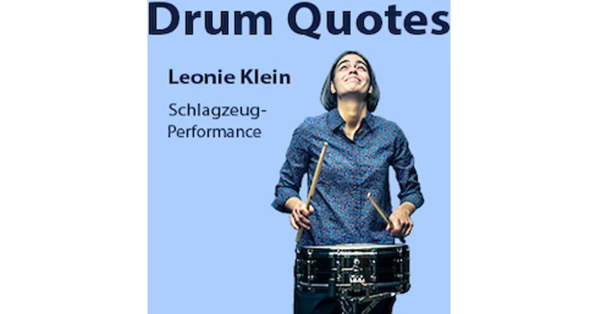 Drum Quotes