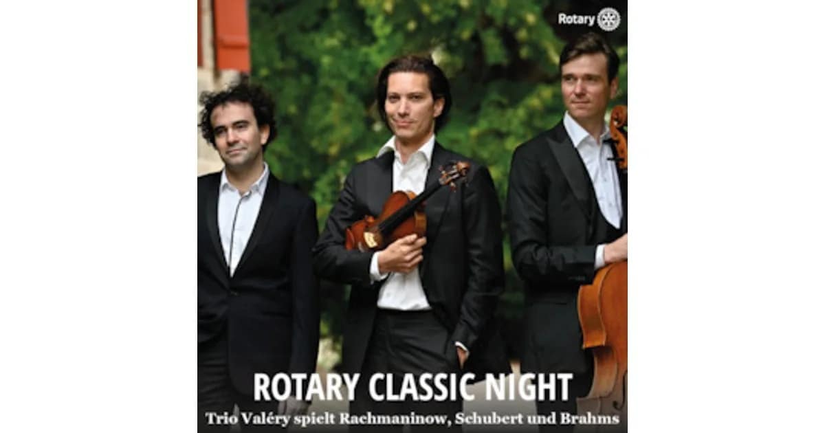 Rotary Classic Night 2026 - Trio Valéry spielt Rachmaninow, Schubert und Brahms event image