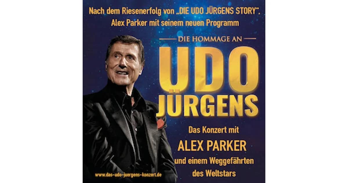 Die Hommage an UDO JÜRGENS - "Das Konzert mit ALEX PARKER" event image