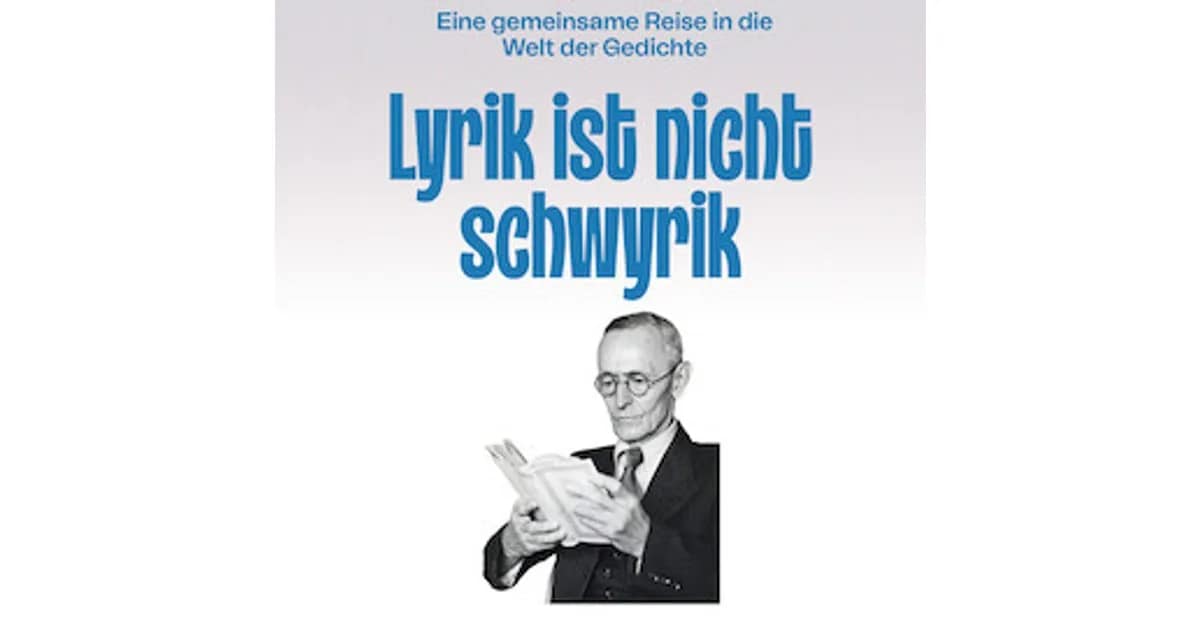 Herbst-/Winterprogramm 26/27 - Lyrik ist nicht schwyrik event image
