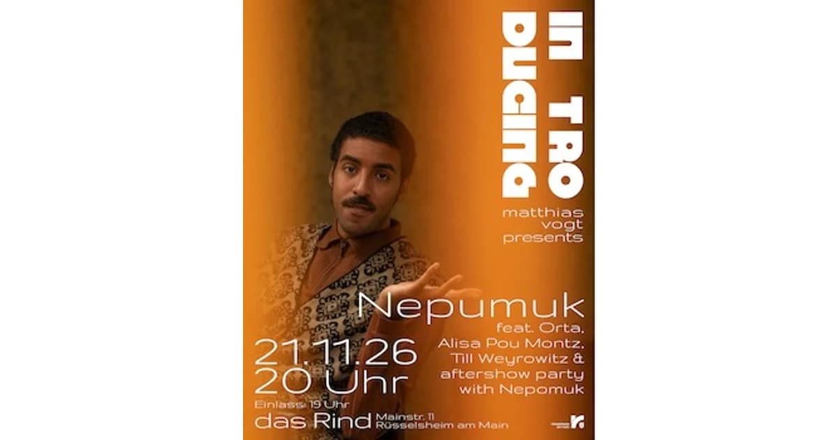 Introducing Nepumuk - Matthias Vogt presents event image