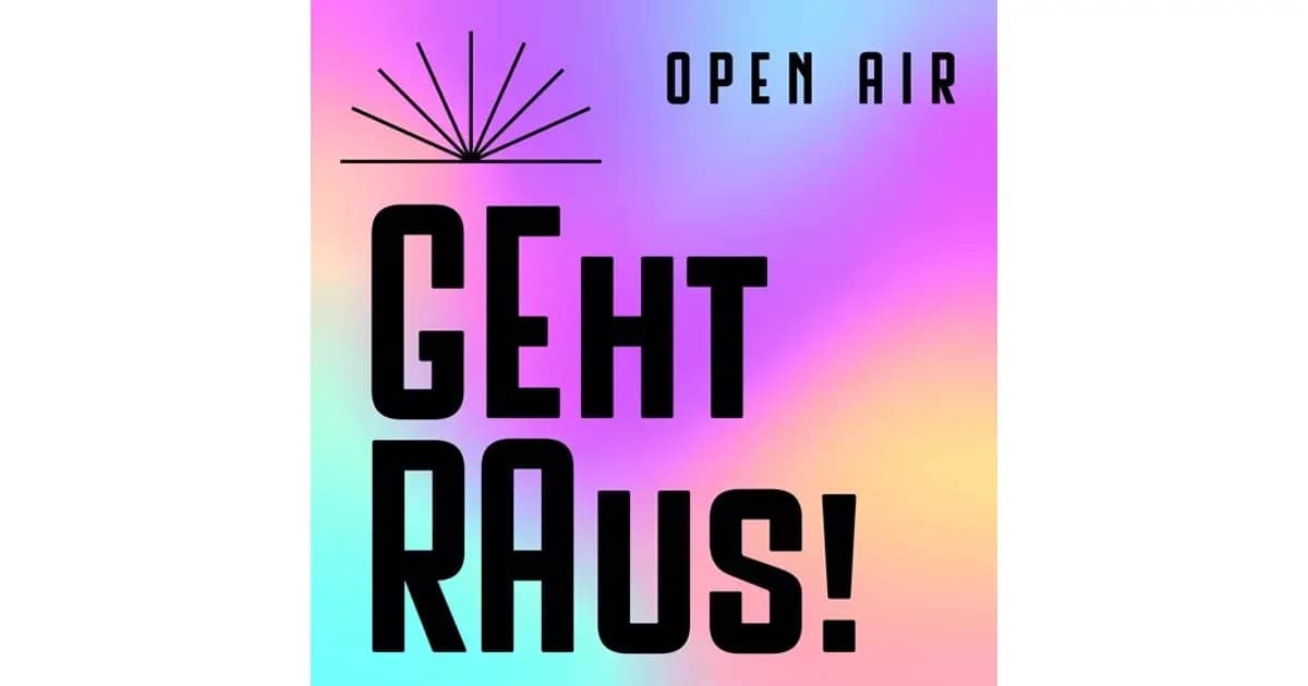 GEht RAus! Electro Open Air - Zehn Stunden elektronische Musik auf der Sparkassenbühne Gera event image
