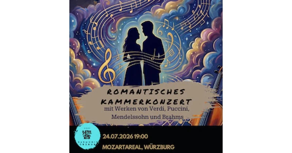 Romantisches Kammerkonzert mit Werken von Verdi, Puccini, Mendelssohn und Brahms