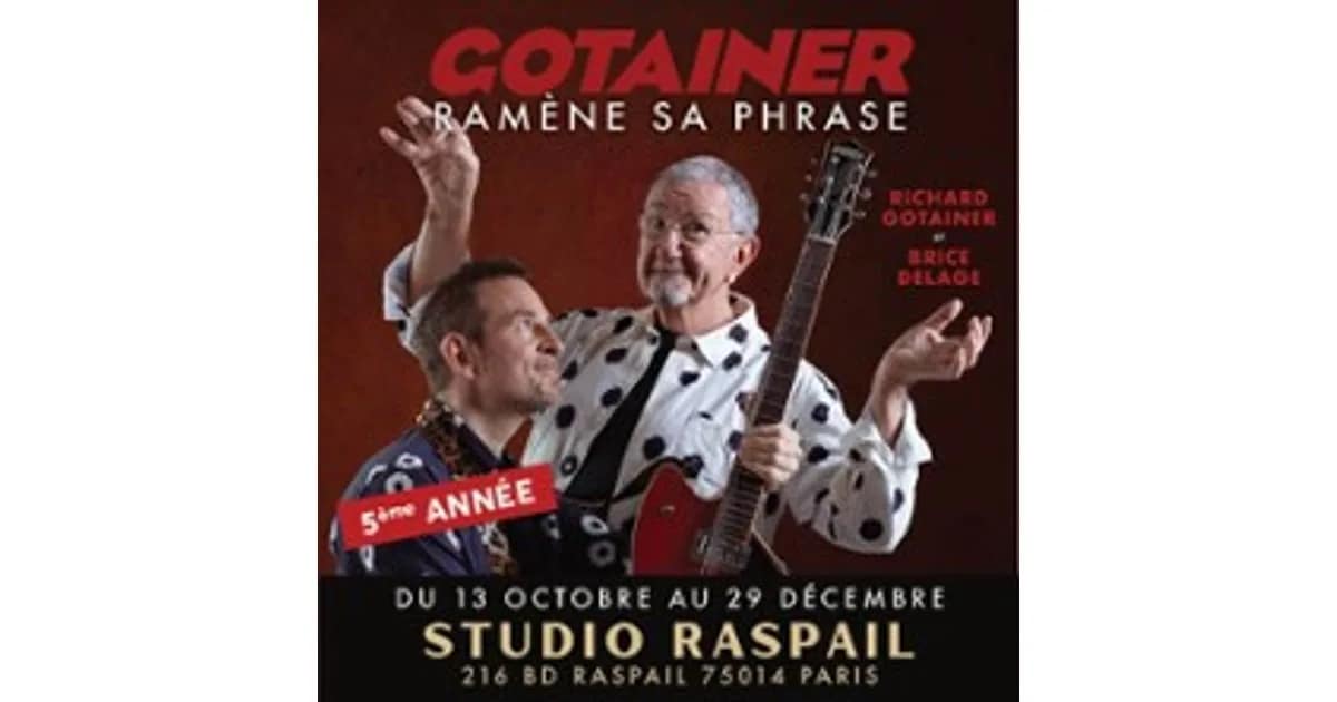 Gotainer Ramène Sa Phrase event image