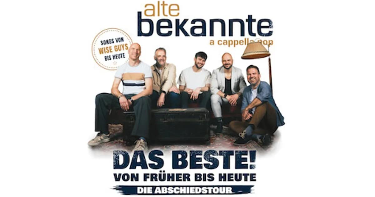 ALTE BEKANNTE - Das Beste! Von Früher bis Heute - Nachfolgeband der Wise Guys event image