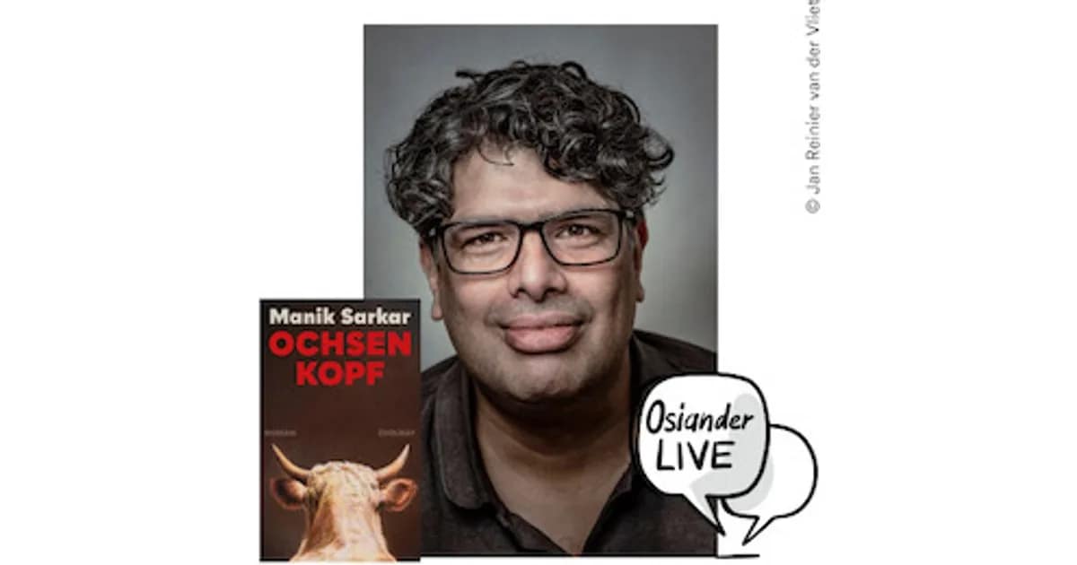 Osiander Tübingen - Lesung | Manik Sarkar | Ochsenkopf event image